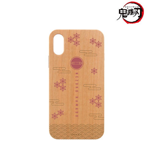 『鬼滅の刃』竈門禰豆子 ウッドiPhoneケース